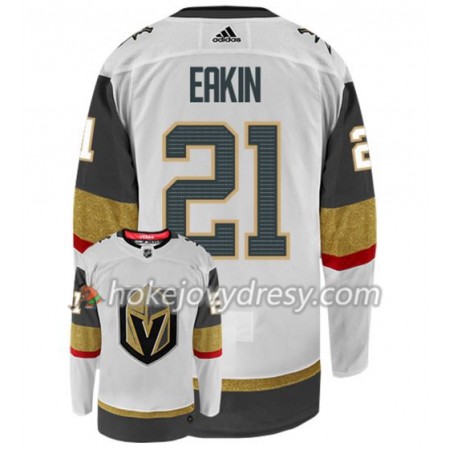 Pánské Hokejový Dres Vegas Golden Knights CODY EAKIN 21 Adidas Bílá Authentic